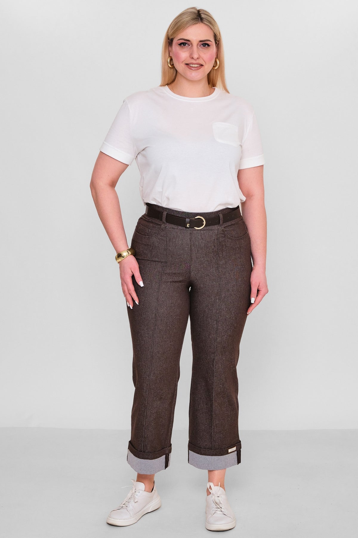 Elitline - Plus Size Trousers (ELT26Y1-34-4061) - 8690200100208