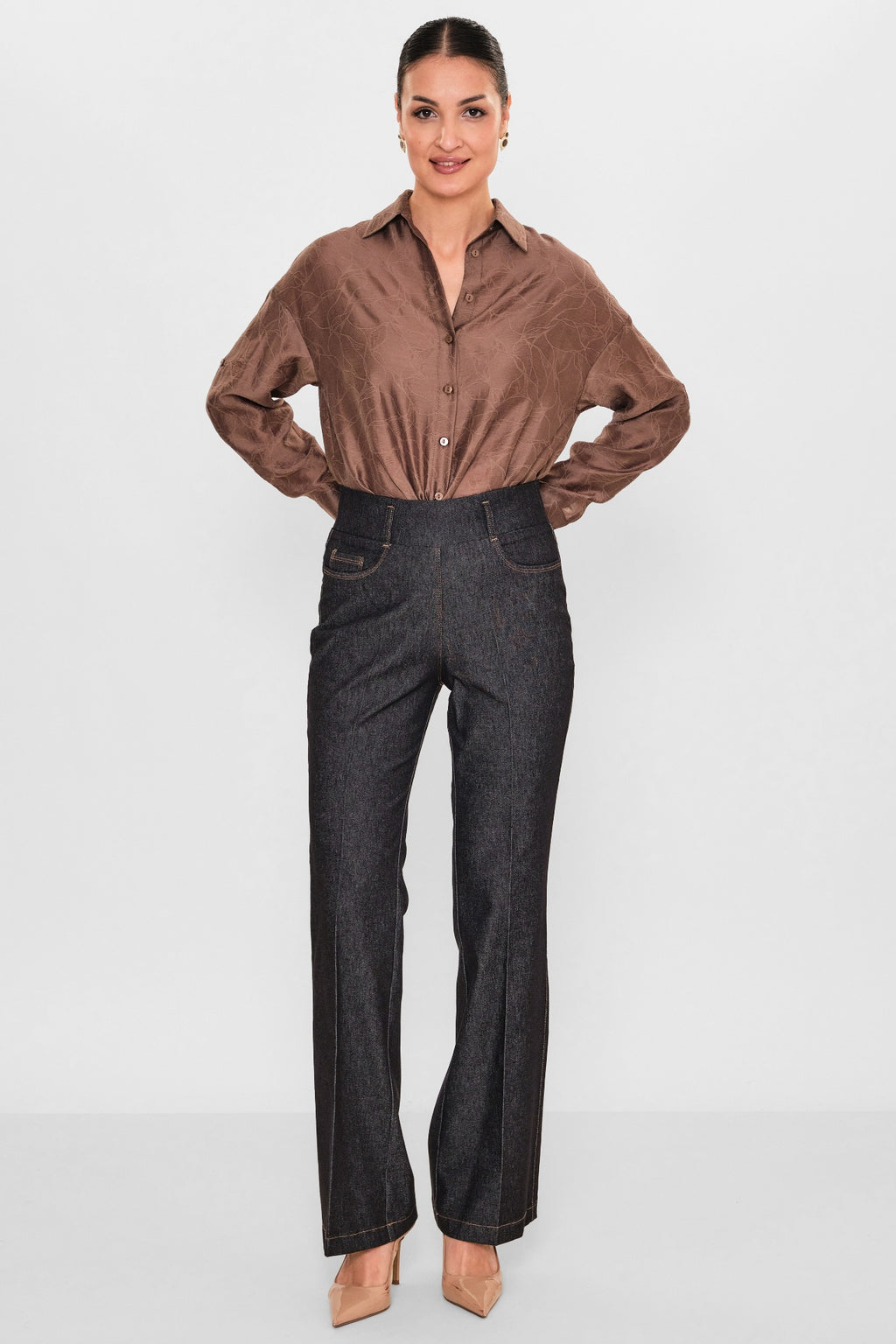 Elitline - Plus Size Trousers (ELT26Y1-34-1028) - 8690200100215