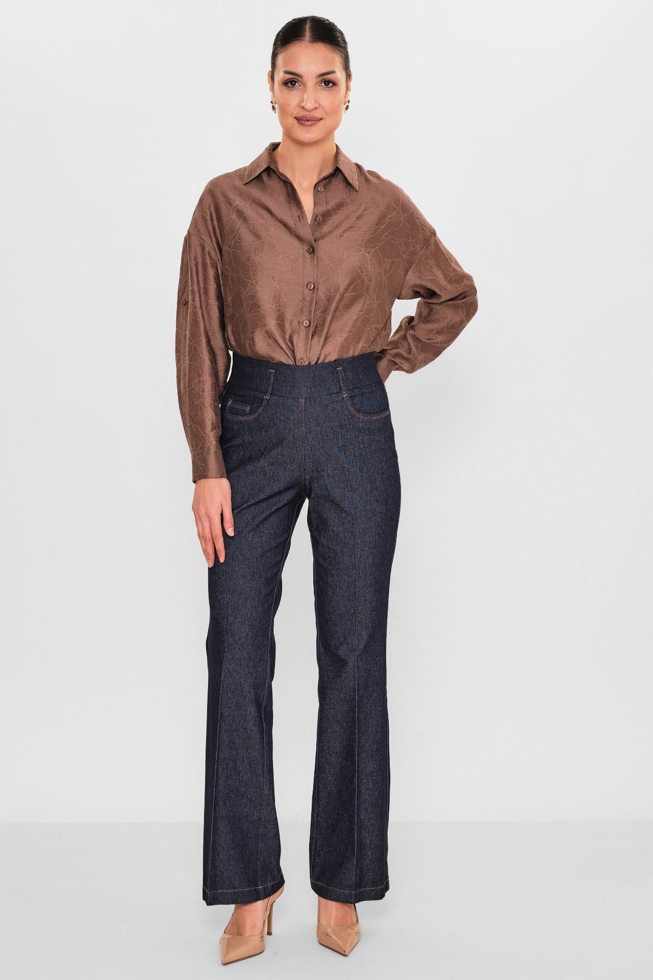 Elitline - Plus Size Trousers (ELT26Y1-34-1028) - 8690200100222