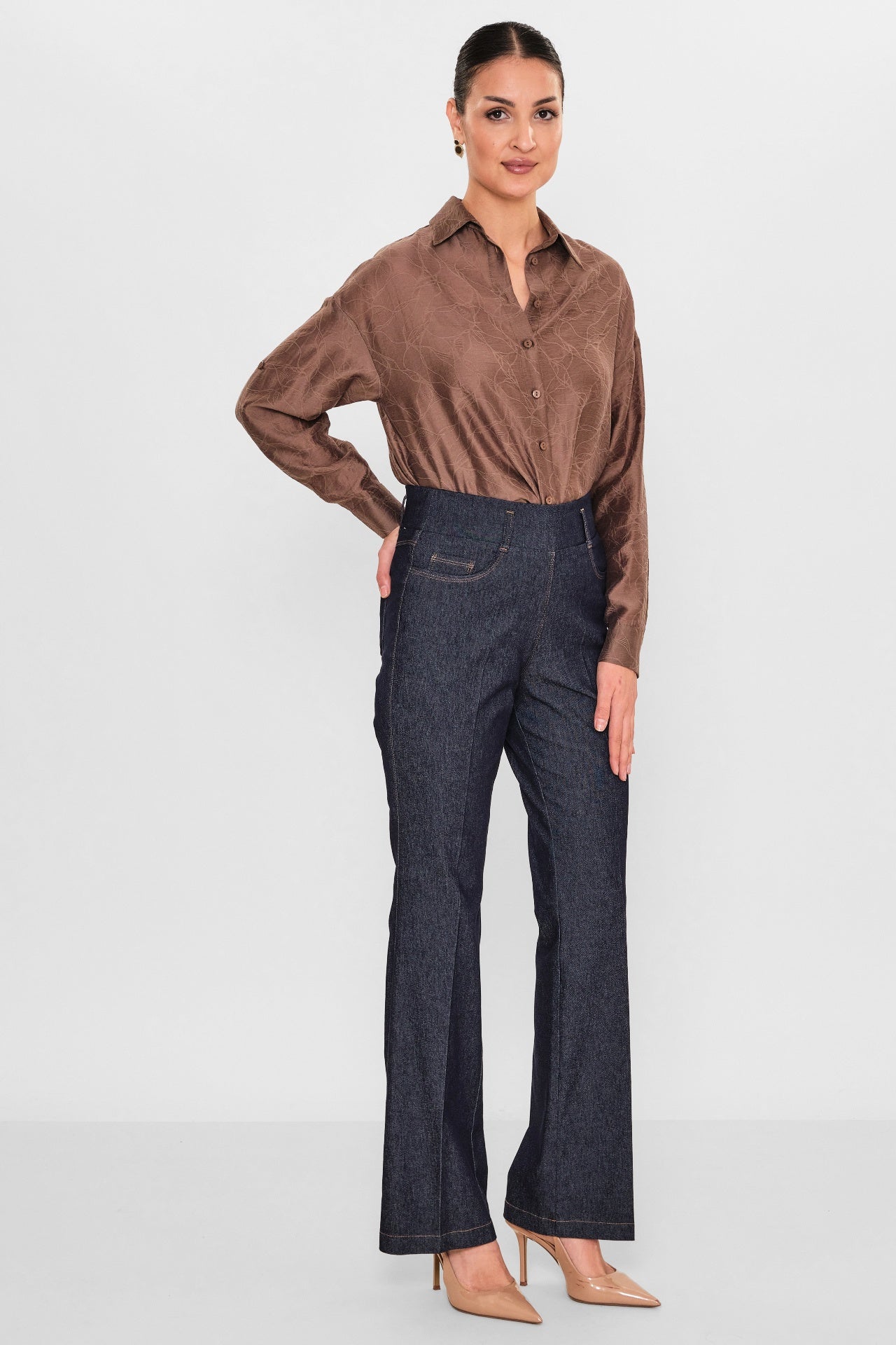 Elitline - Plus Size Trousers (ELT26Y1-34-1028) - 8690200100222
