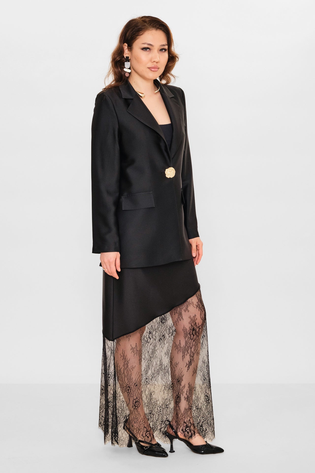 Fi̇more - Plus Size Jacket (FMR26Y5769-18) - 8690200100437