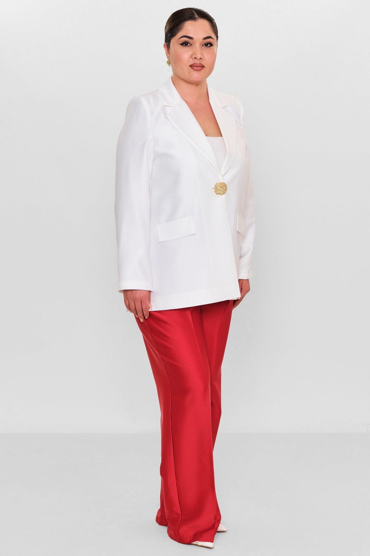 Fi̇more - Plus Size Jacket (FMR26Y8497-18) - 8690200100475