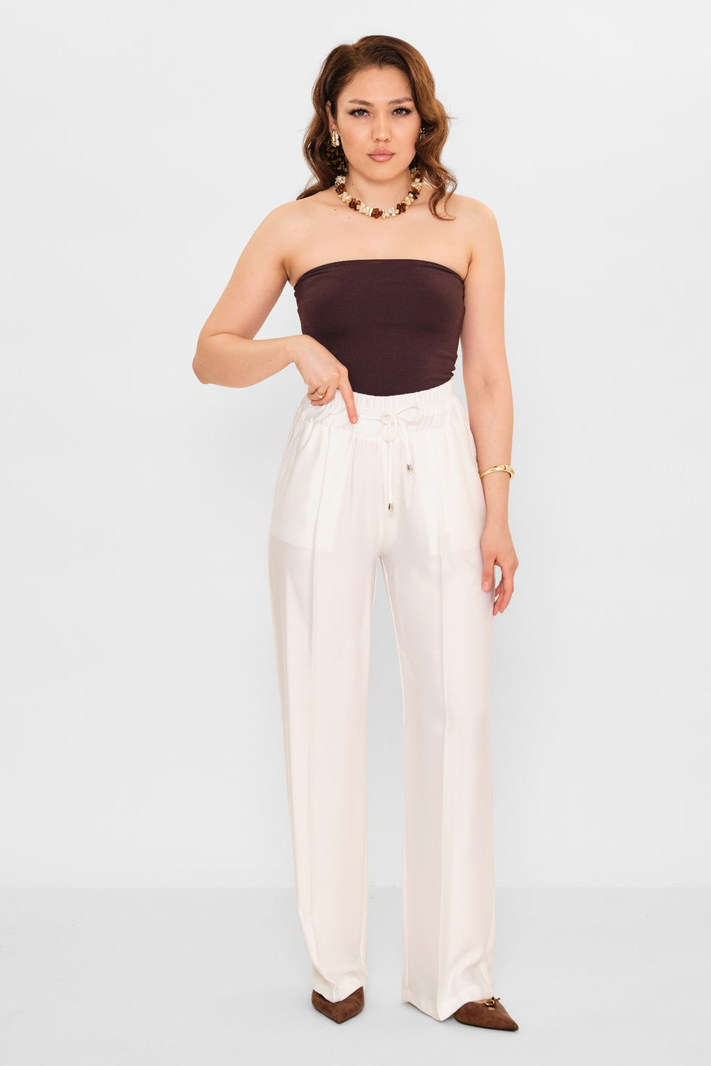 Fimore - Plus Size Trousers (FMR26Y01176-18) - 8690200100499