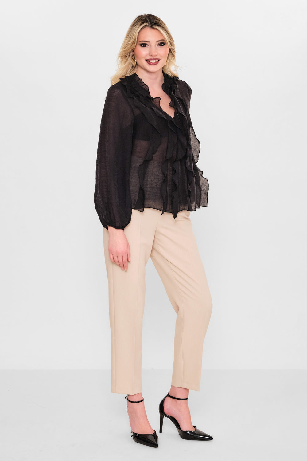 Laluce - Plus Size Blouse (LL.Y26.BL.LB195) - 8690200100642