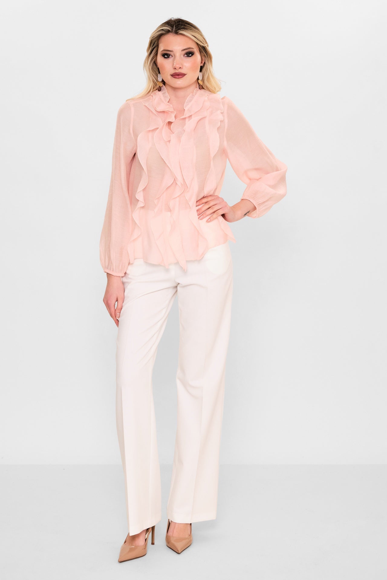 Laluce - Plus Size Blouse (LL.Y26.BL.LB195) - 8690200100666