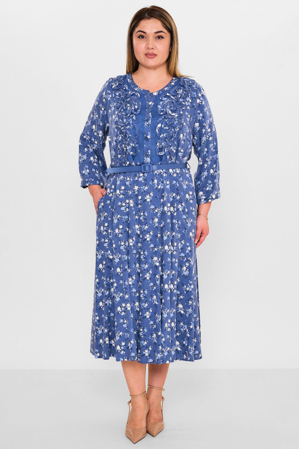 Gumanize - Plus Size Dress (GMZ2025-1001-7774) - 8690200100710