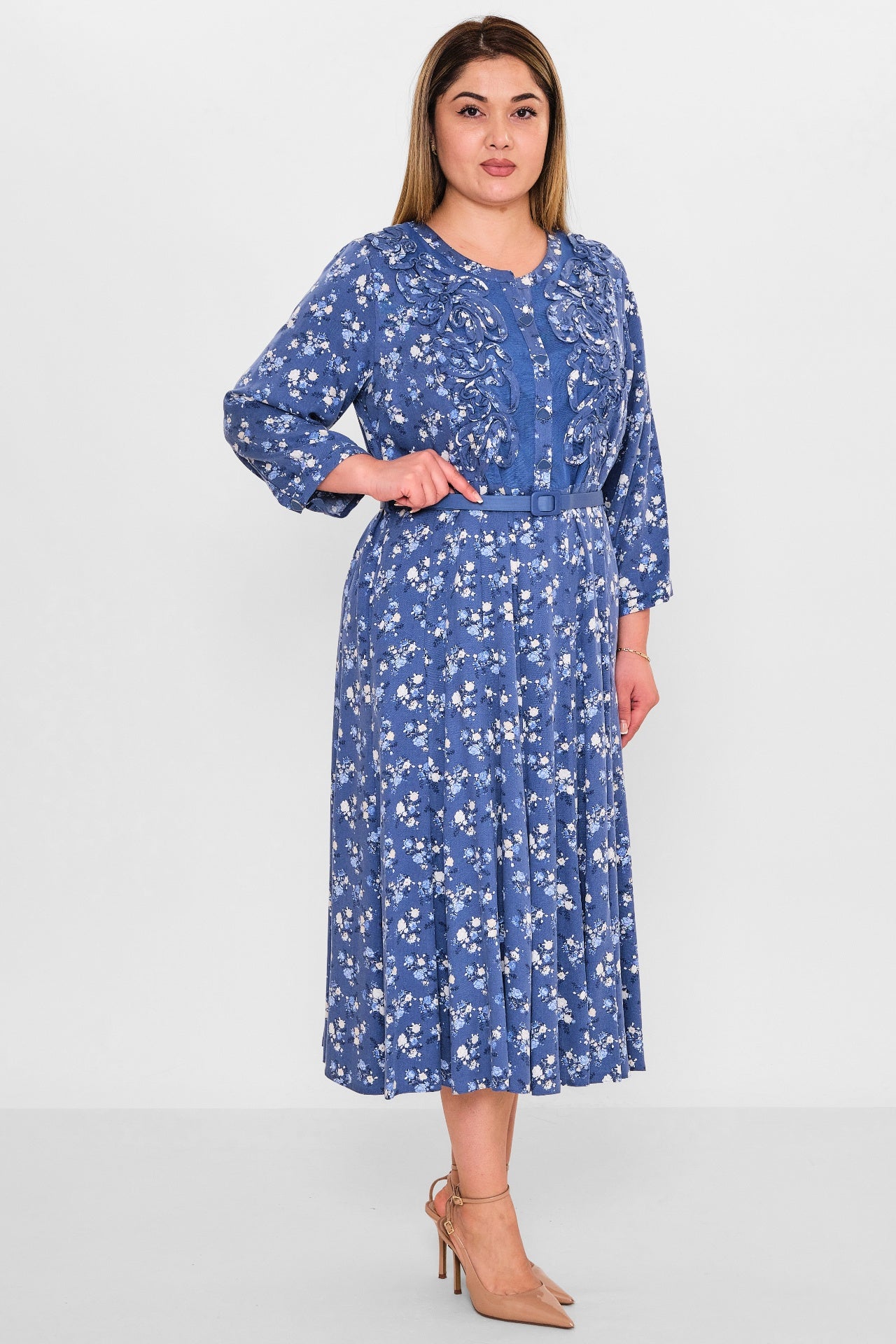 Gumanize - Plus Size Dress (GMZ2025-1001-7774) - 8690200100710