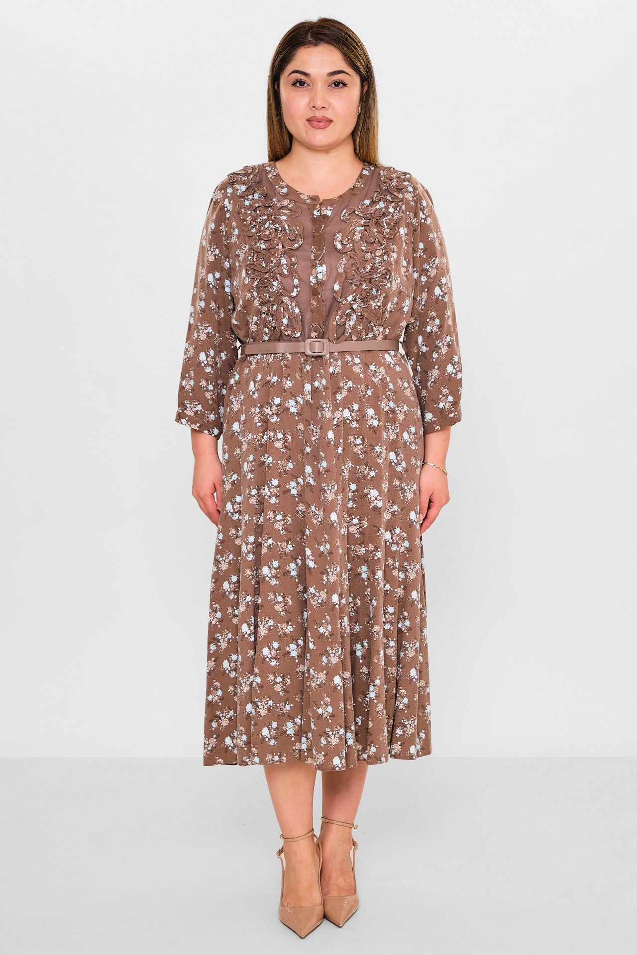 Gumanize - Plus Size Dress (GMZ2025-1001-7774) - 8690200100727