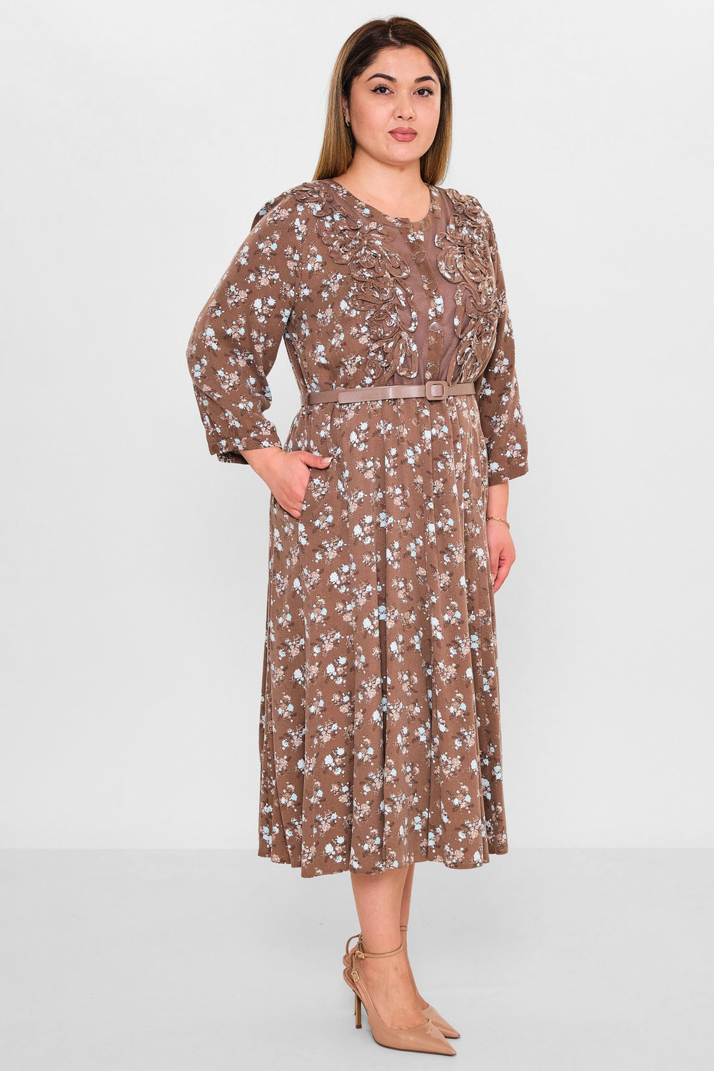 Gumanize - Plus Size Dress (GMZ2025-1001-7774) - 8690200100727