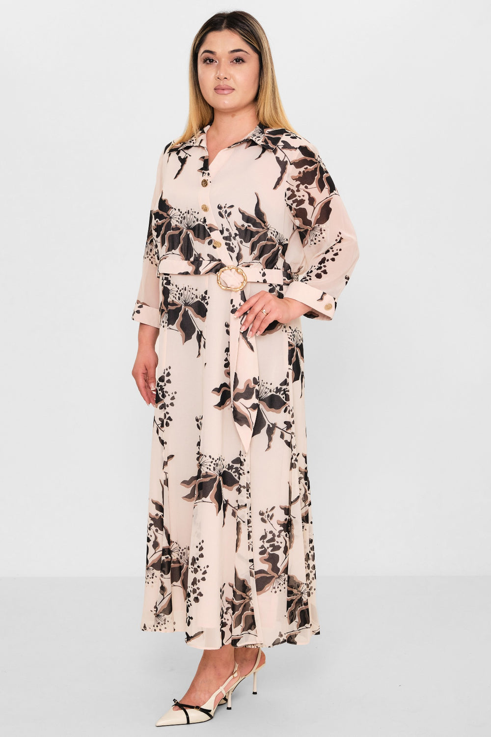 Gumanize - Plus Size Dress (GMZ2025-807-7520) - 8690200100734