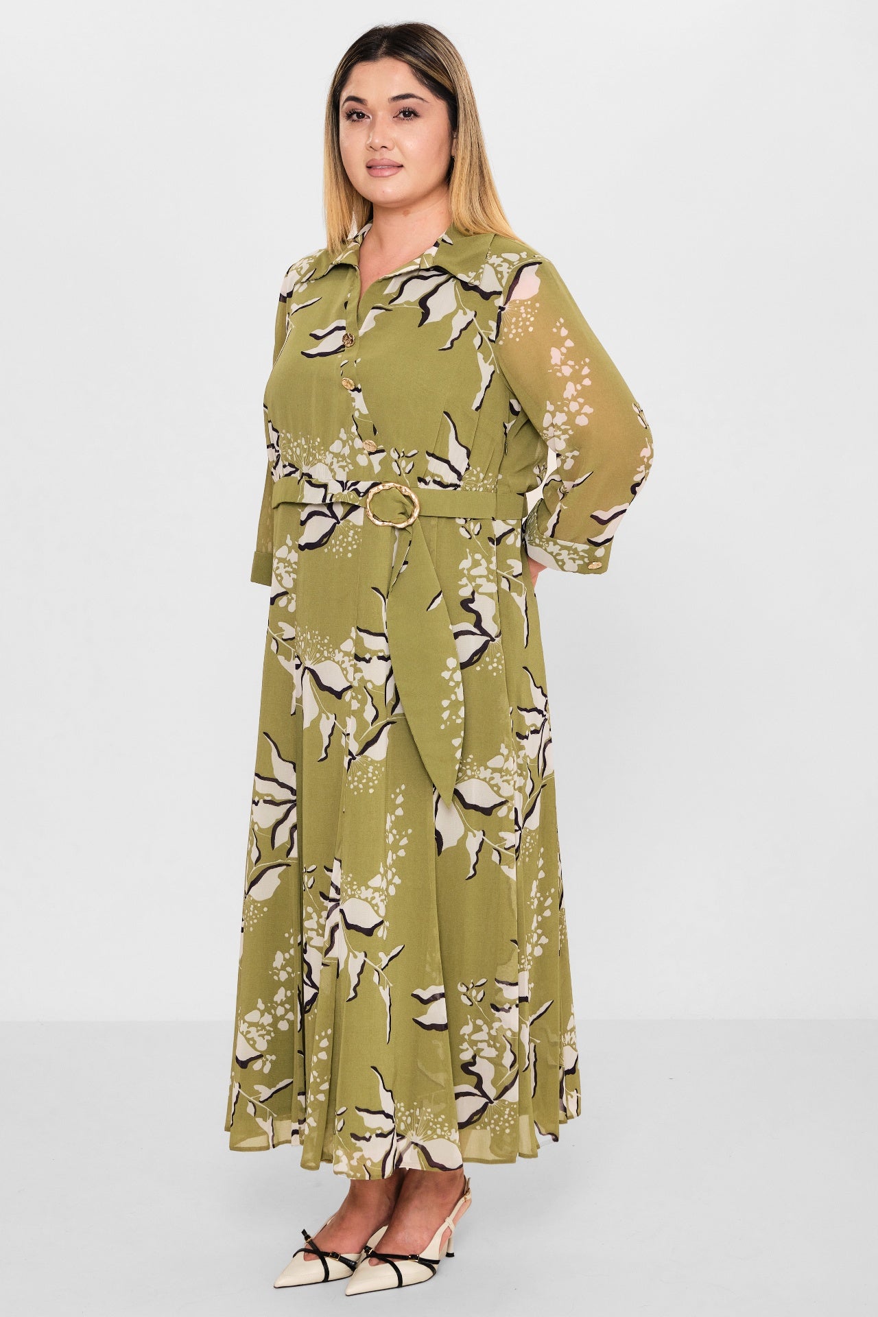 Gumanize - Plus Size Dress (GMZ2025-807-7520) - 8690200100741