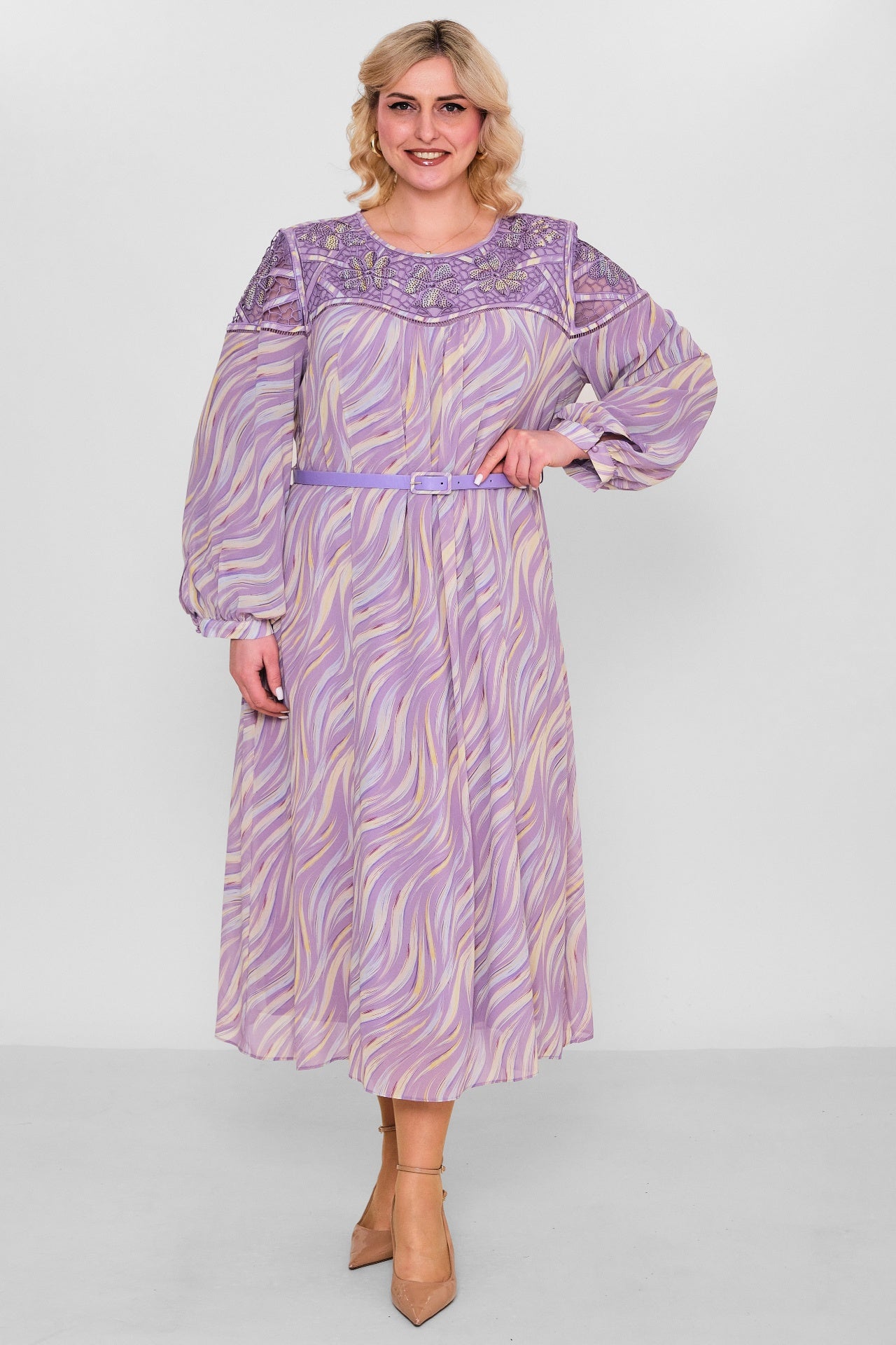 Gumanize - Extended Plus Size Dress (GMZ2025-859-7638) - 8690200100772