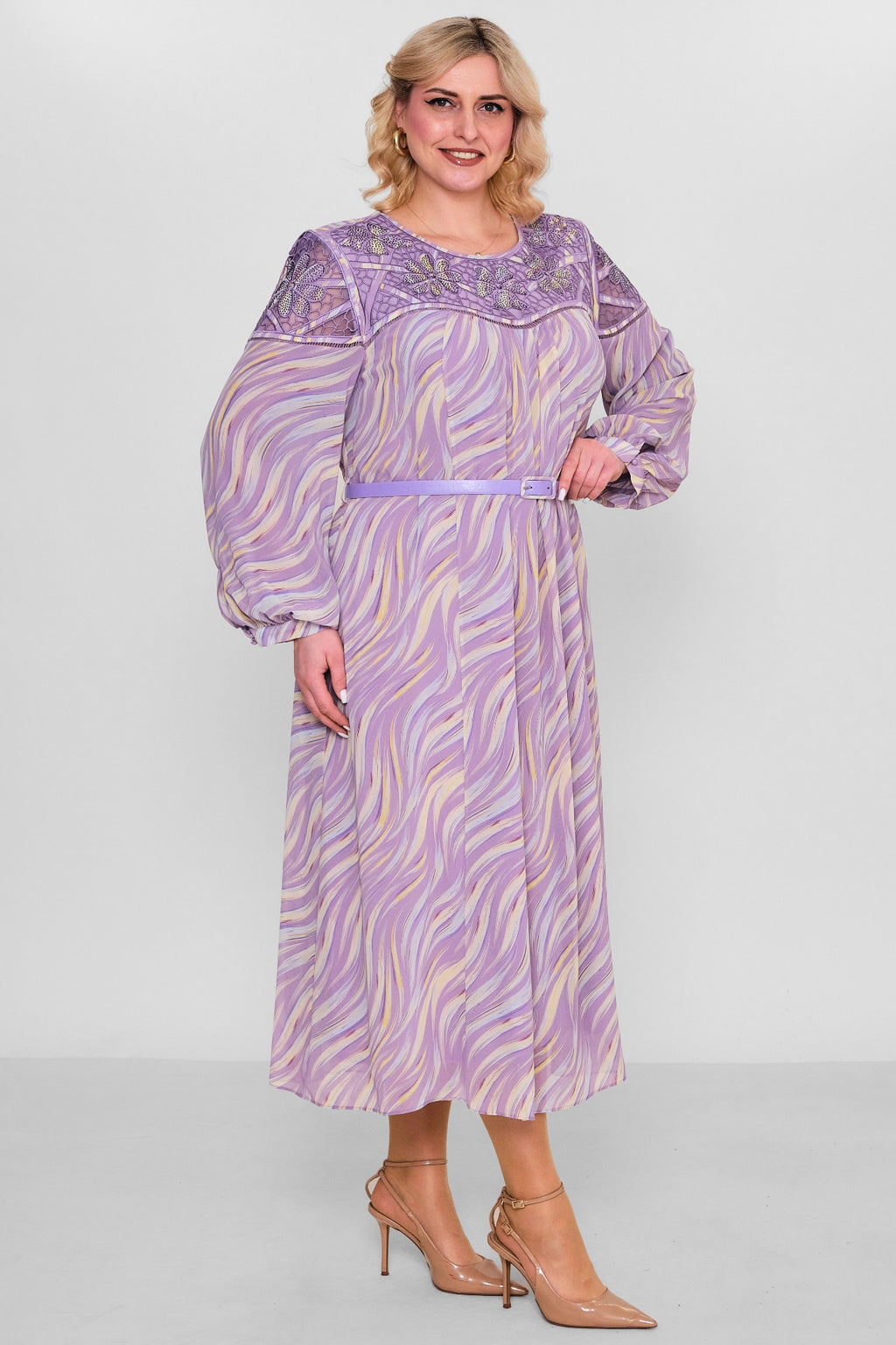Gumanize - Extended Plus Size Dress (GMZ2025-859-7638) - 8690200100772