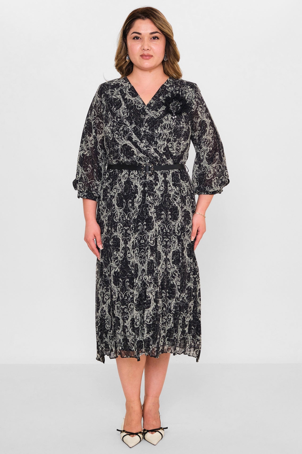 Gumanize - Plus Size Dress (GMZ2025-883-7604) - 8690200100796