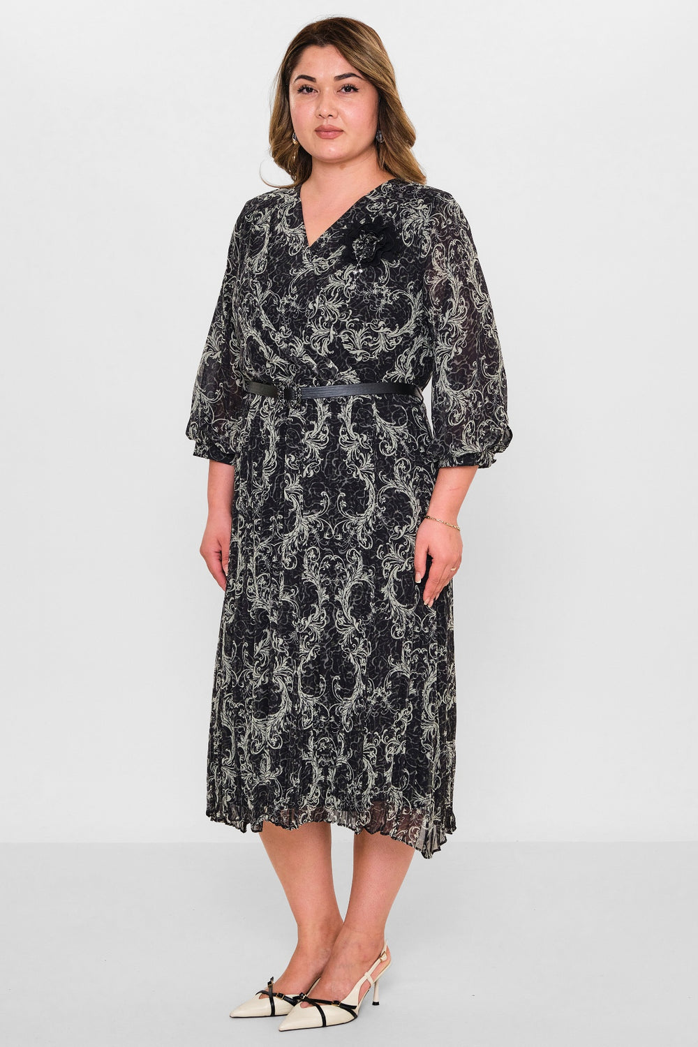 Gumanize - Plus Size Dress (GMZ2025-883-7604) - 8690200100796