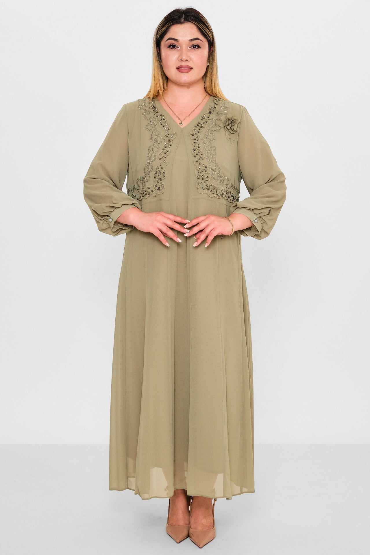 Gumanize - Plus Size Dress (GMZ2026-52-172) - 8690200100833