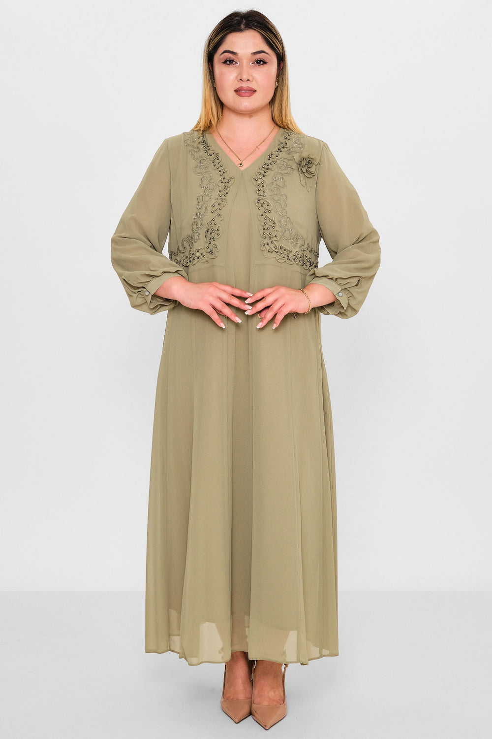 Gumanize - Plus Size Dress (GMZ2026-52-172) - 8690200100833