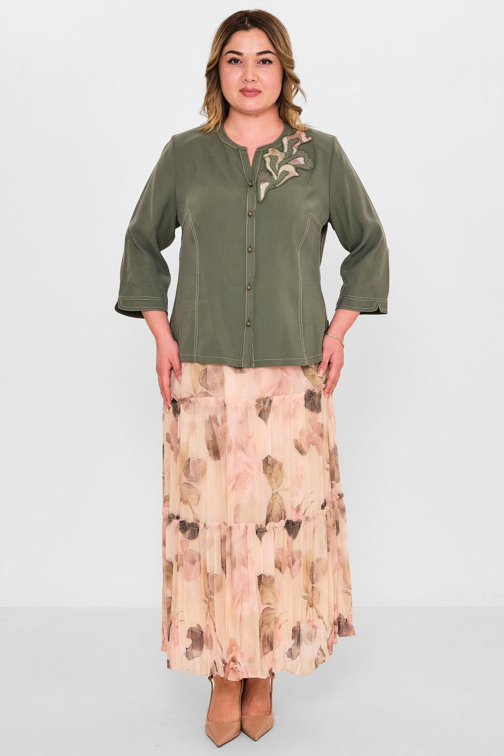 Gumanize - Plus Size Suit (GMZTK303-7589) - 8690200100864