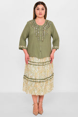 Gumanize - Plus Size Suit (GMZTK332-7609) - 8690200100888