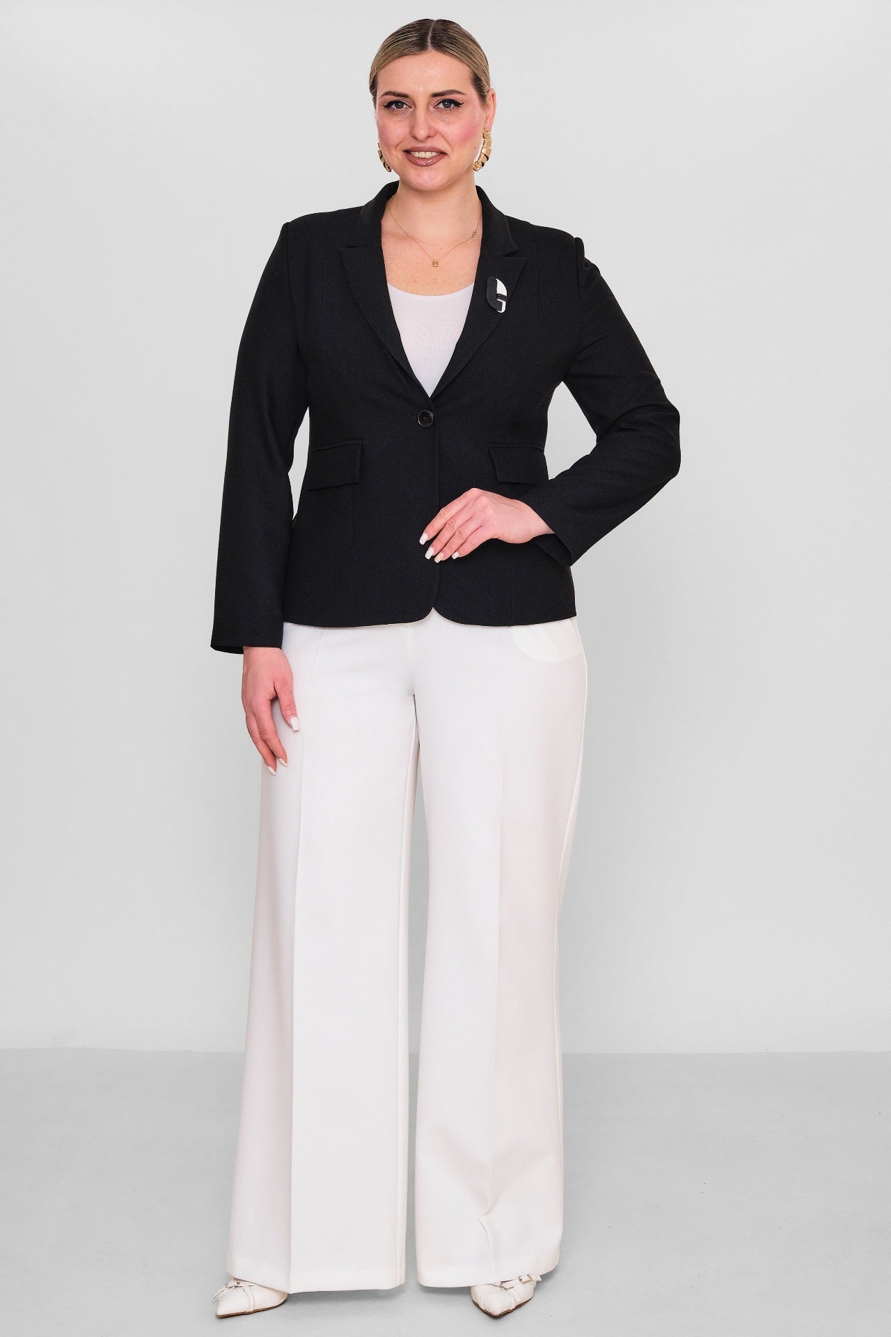 Elitline - Plus Size Jacket (ELT26Y4-33-3002) - 8690200100970