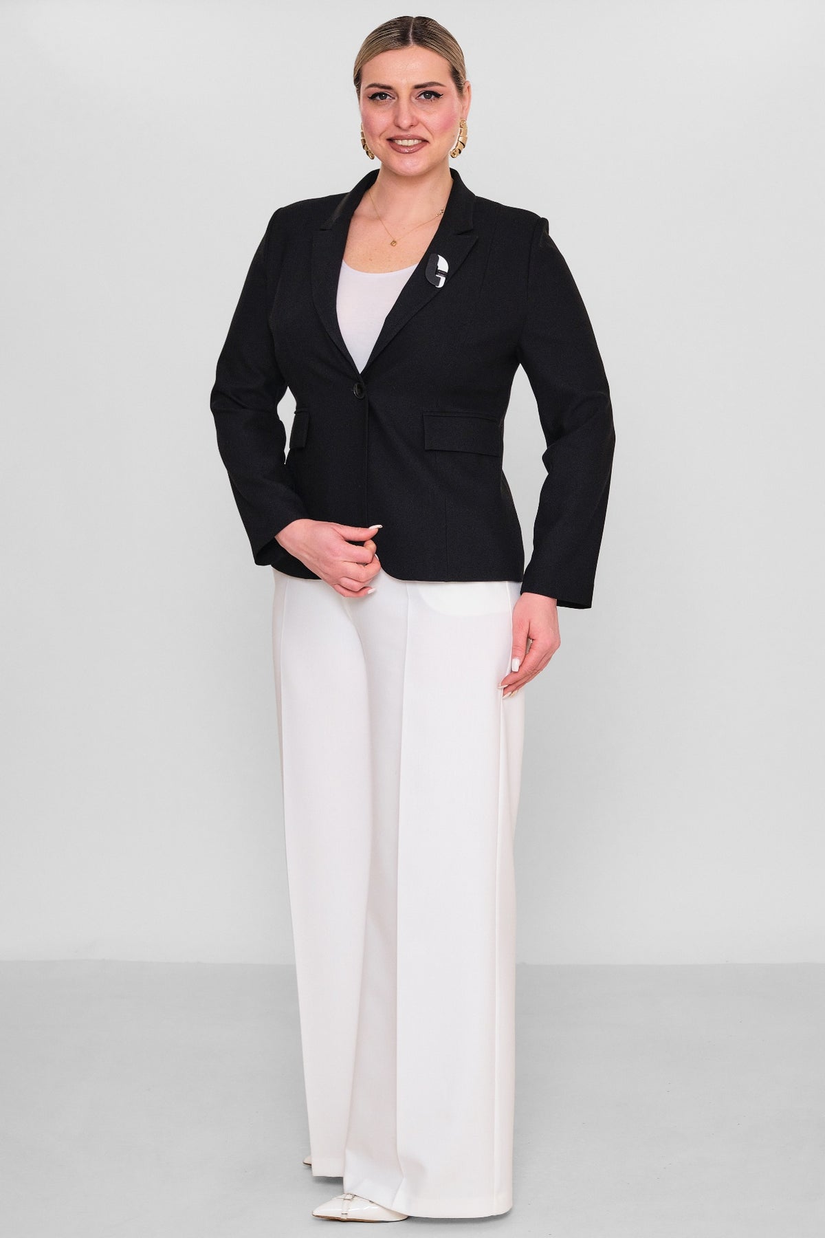 Elitline - Plus Size Jacket (ELT26Y4-33-3002) - 8690200100970