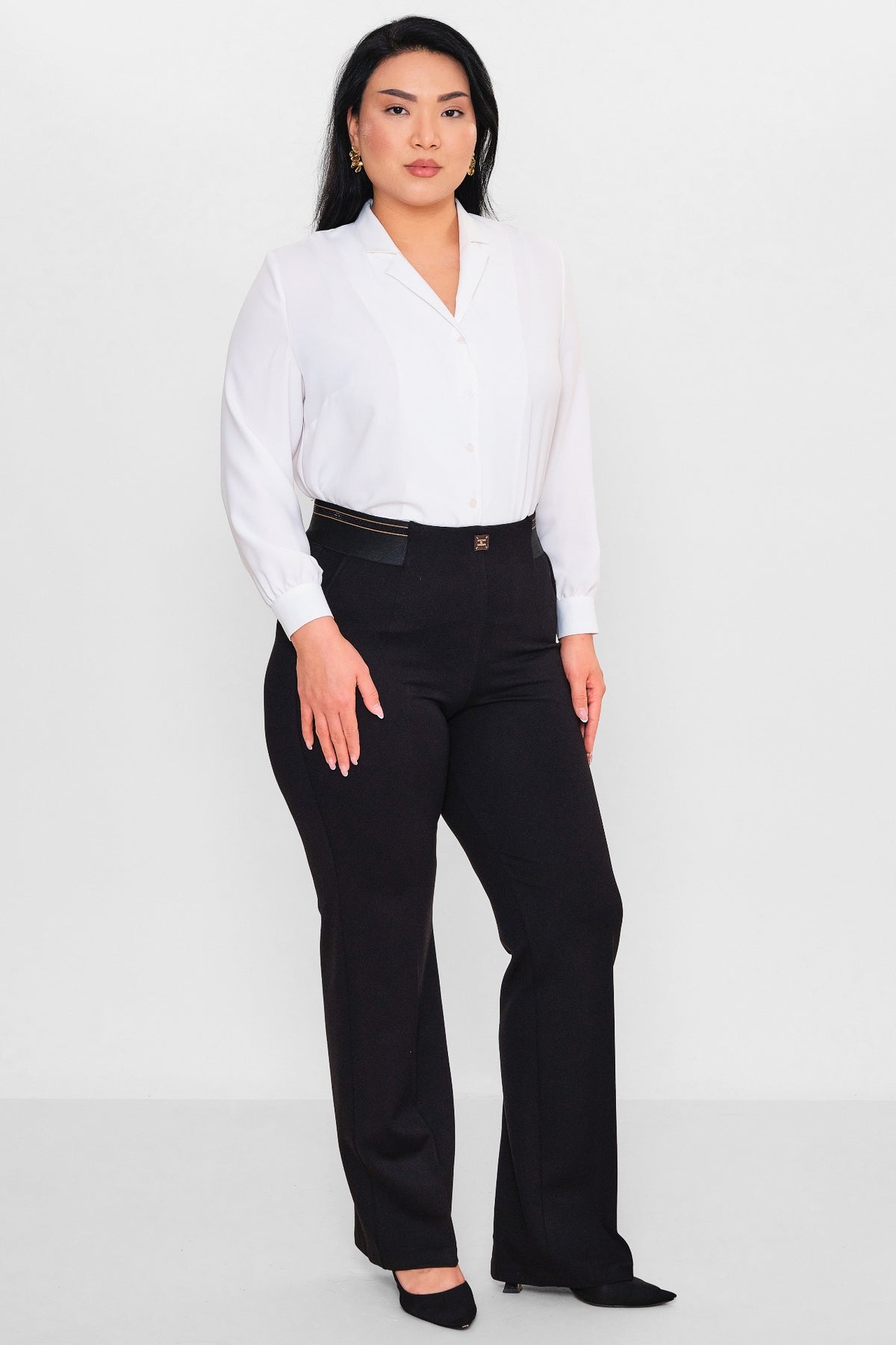 Elitline - Plus Size Trousers (ELT26Y1-24-4038) - 8690200101014