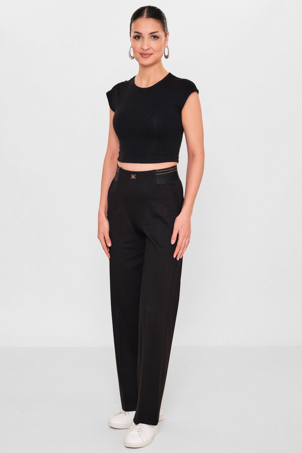 Elitline - Plus Size Trousers (ELT26Y1-24-1022) - 8690200101038