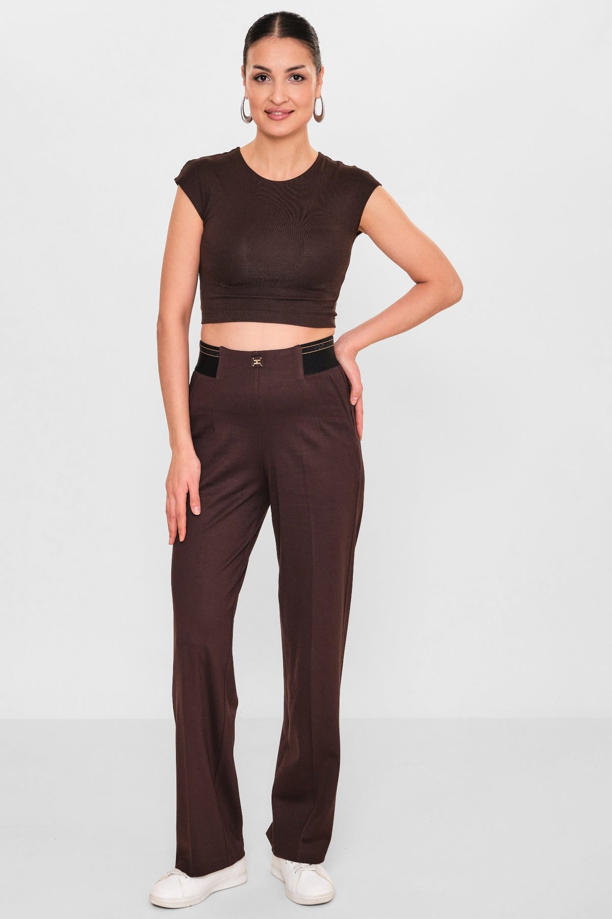 Elitline - Plus Size Trousers (ELT26Y1-24-1022) - 8690200101045