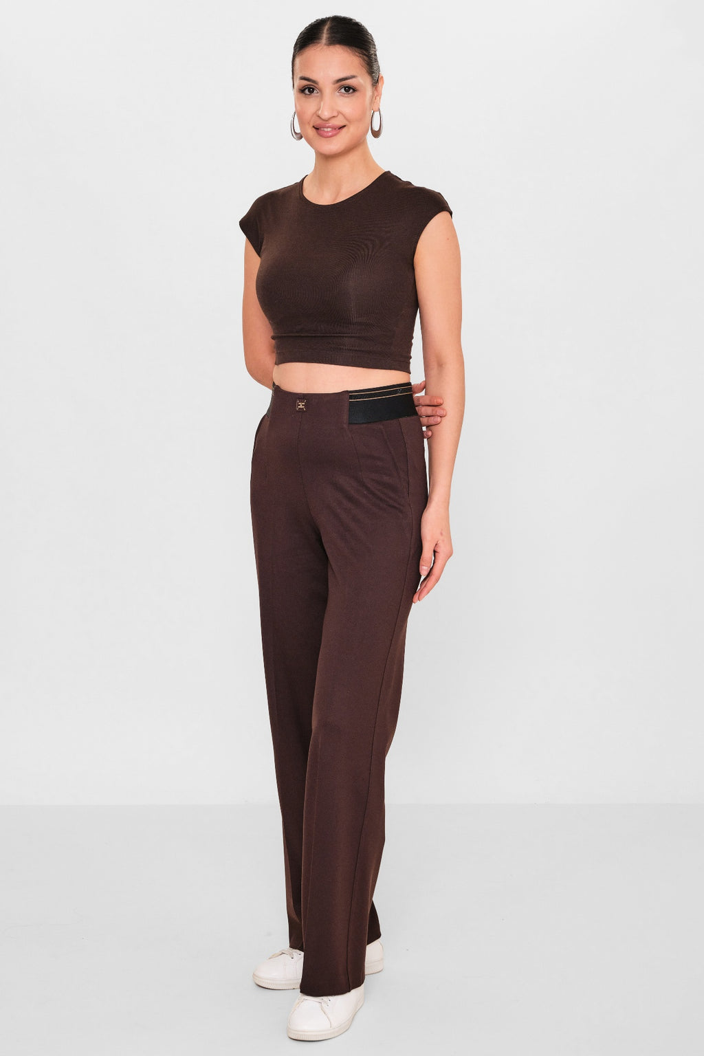 Elitline - Plus Size Trousers (ELT26Y1-24-1022) - 8690200101045