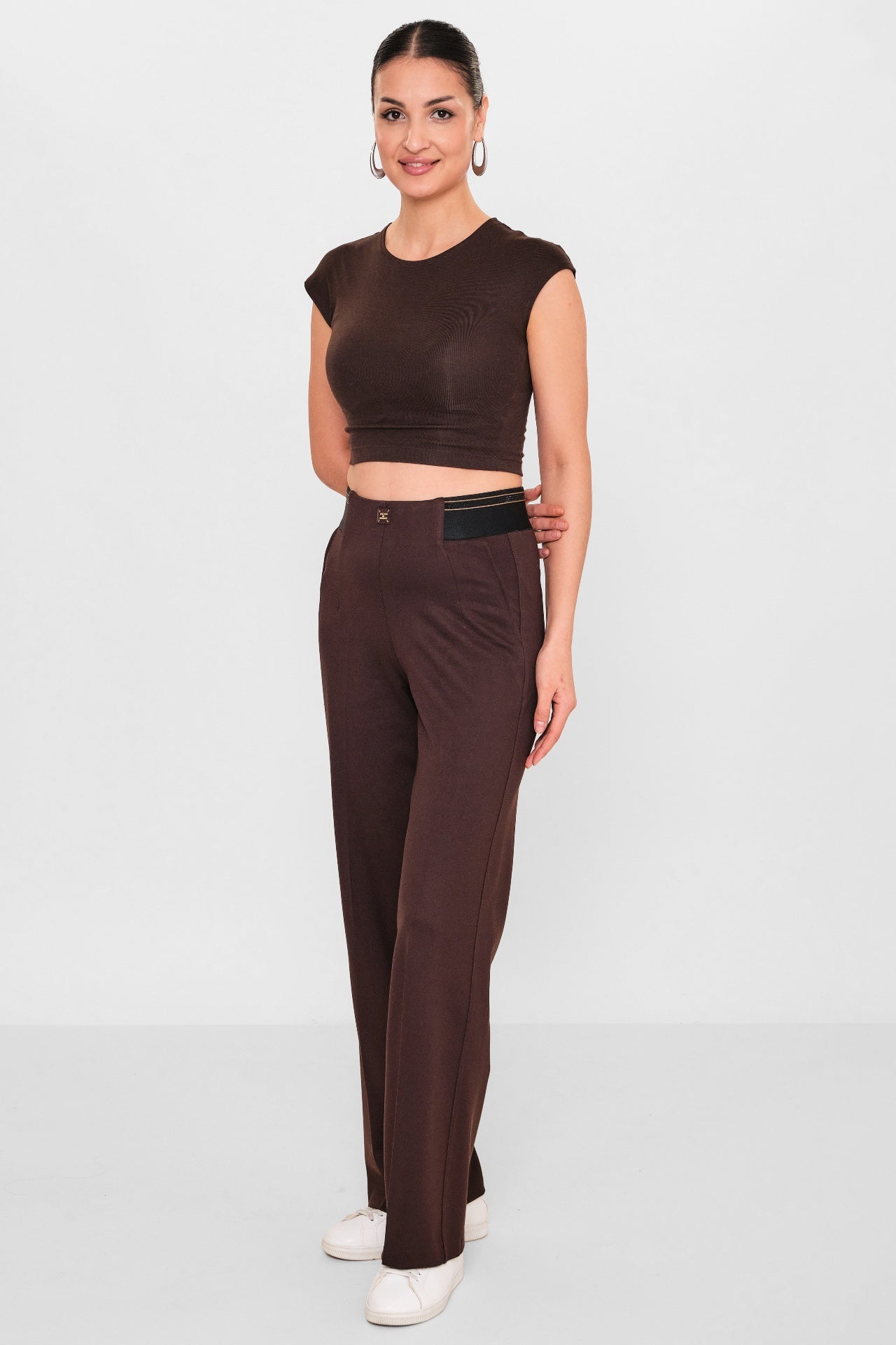 Elitline - Plus Size Trousers (ELT26Y1-24-1022) - 8690200101045