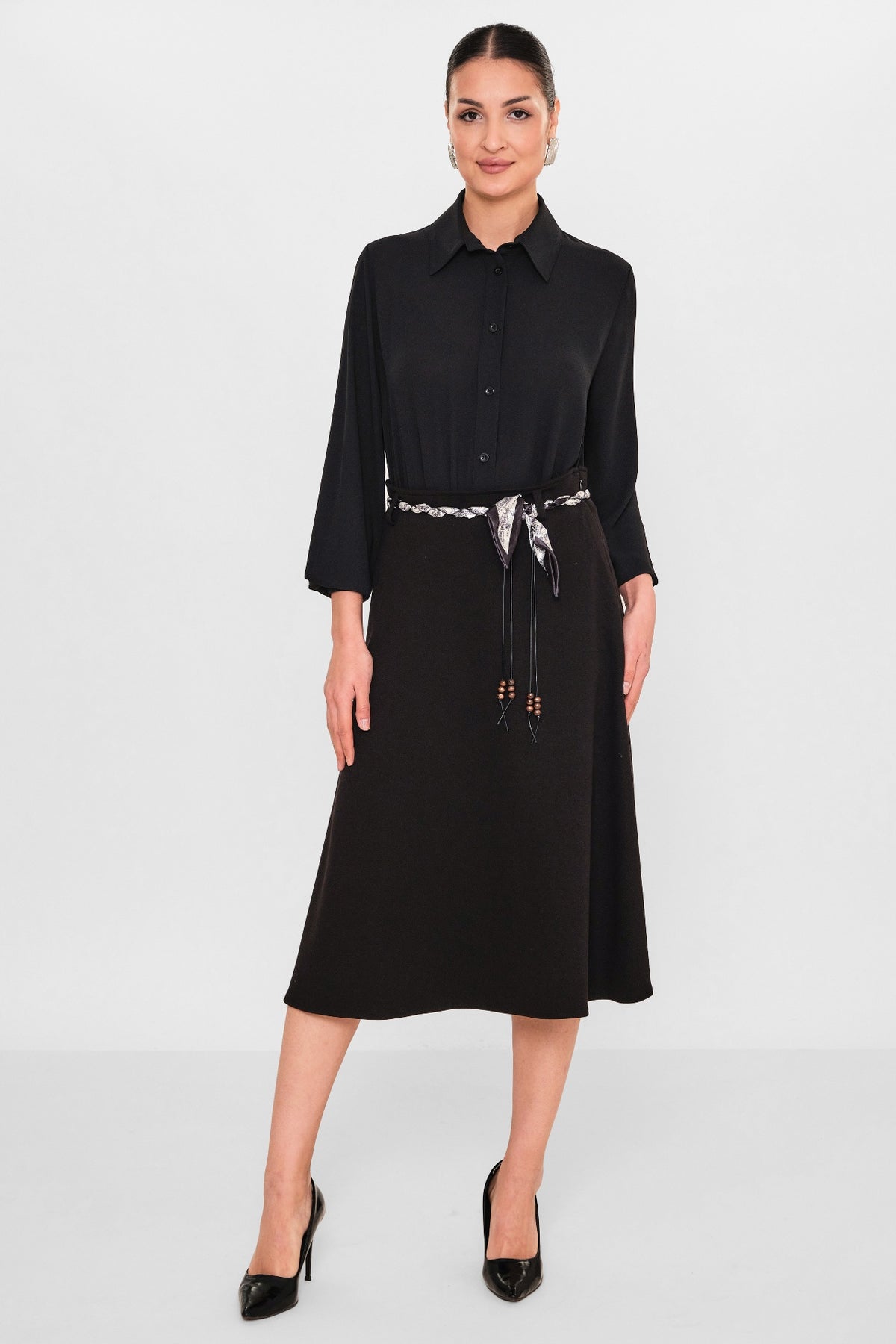 Elitline - Plus Size Skirt (ELT26Y2-03-1001) - 8690200101120