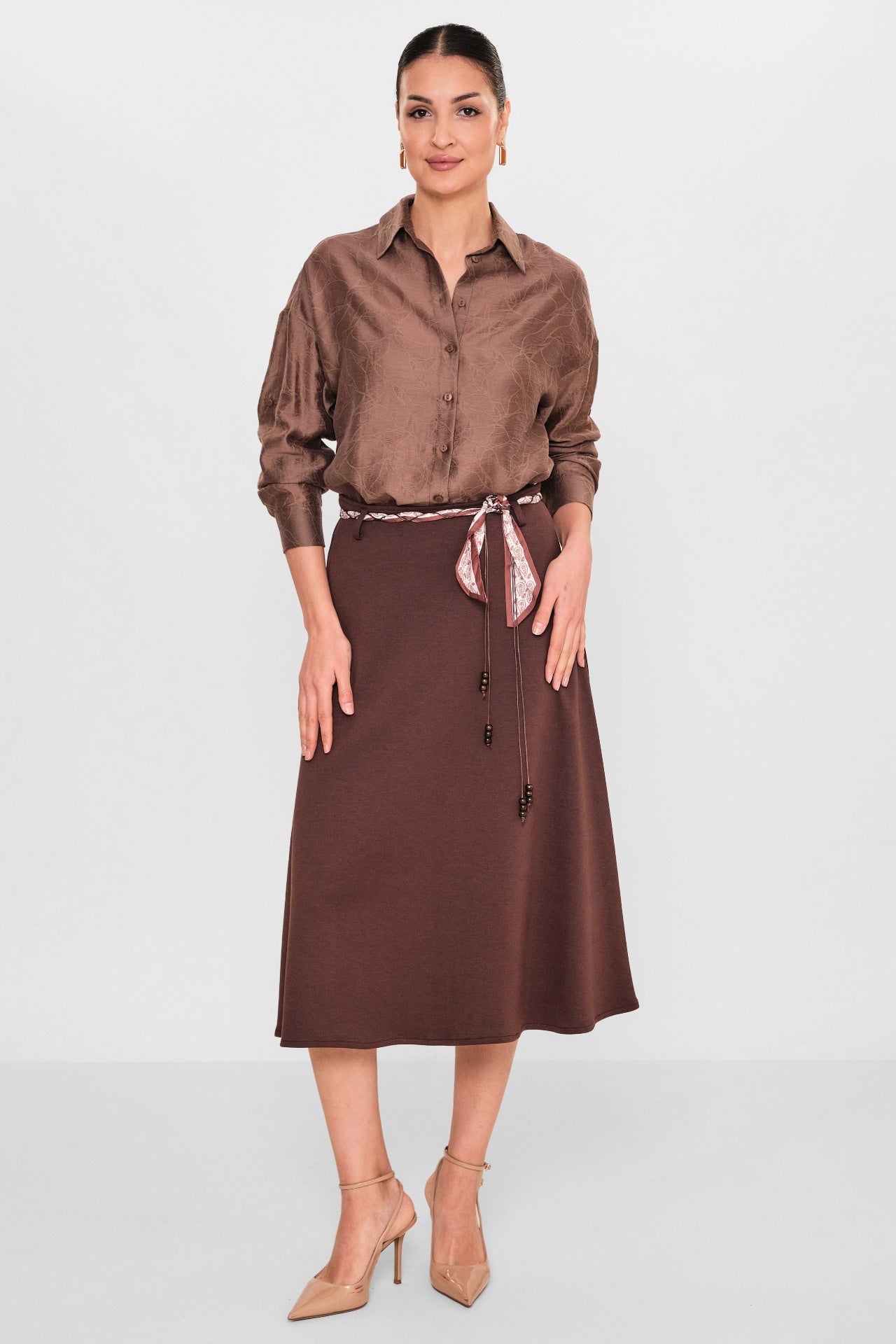 Elitline - Plus Size Skirt (ELT26Y2-03-1001) - 8690200101137