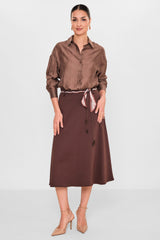 Eli̇tli̇ne - Plus Size Skirt (ELT26Y2-03-1001) - 8690200101137