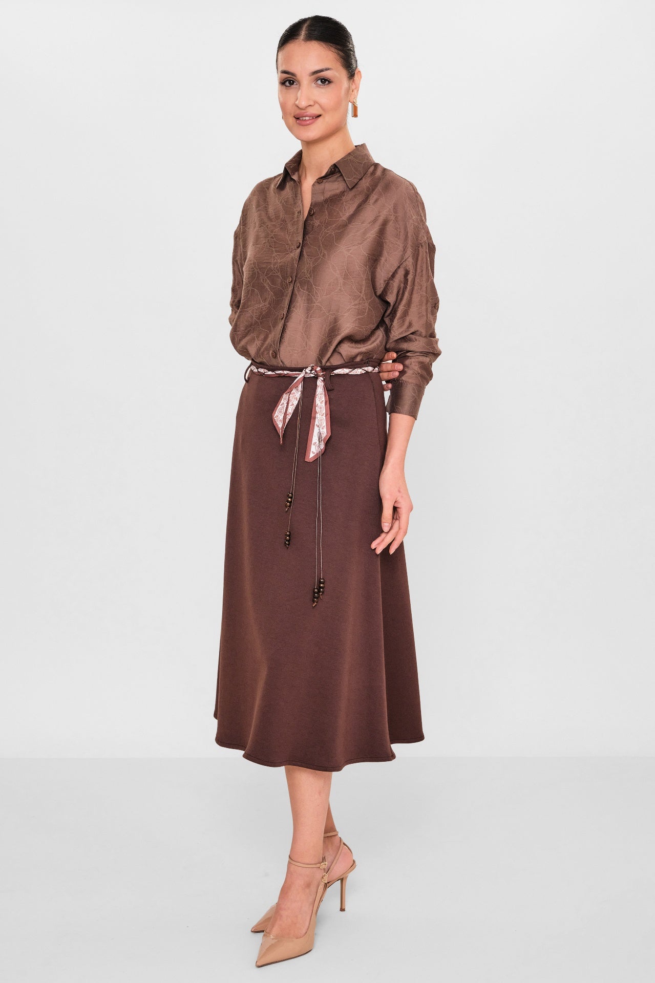 Elitline - Plus Size Skirt (ELT26Y2-03-1001) - 8690200101137