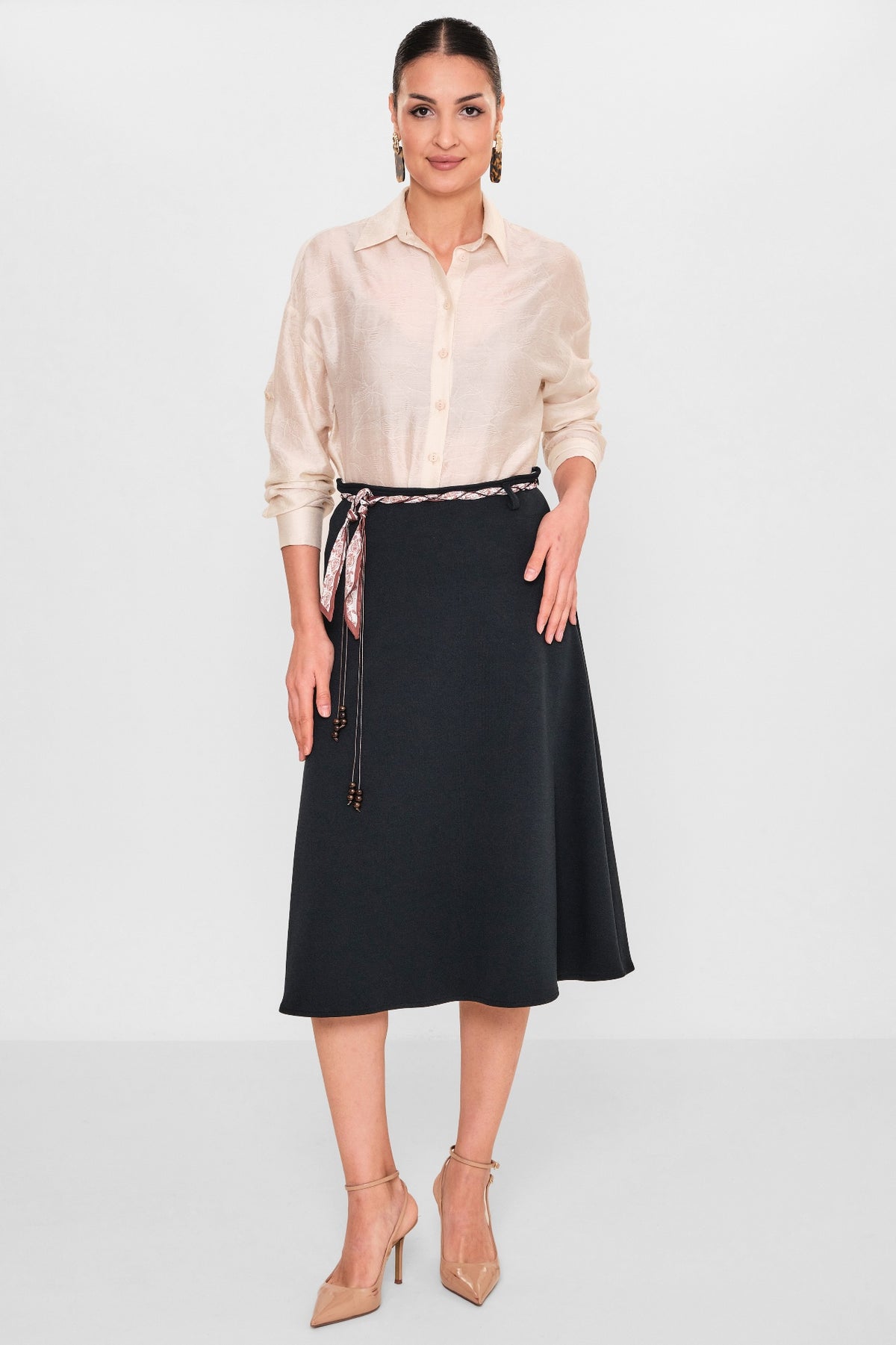 Elitline - Plus Size Skirt (ELT26Y2-03-1001) - 8690200101144