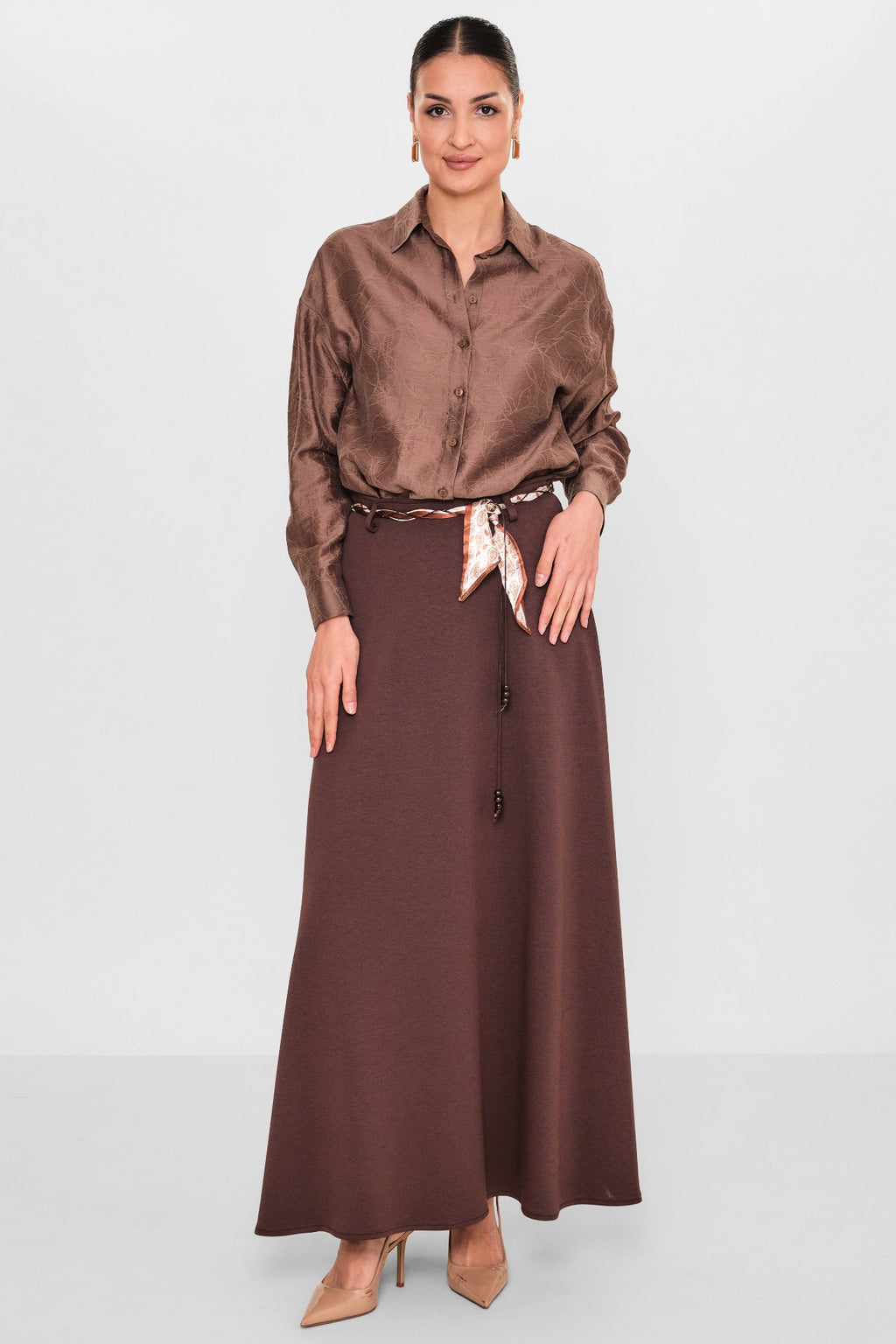 Elitline - Plus Size Skirt (ELT26Y2-03-1002) - 8690200101168