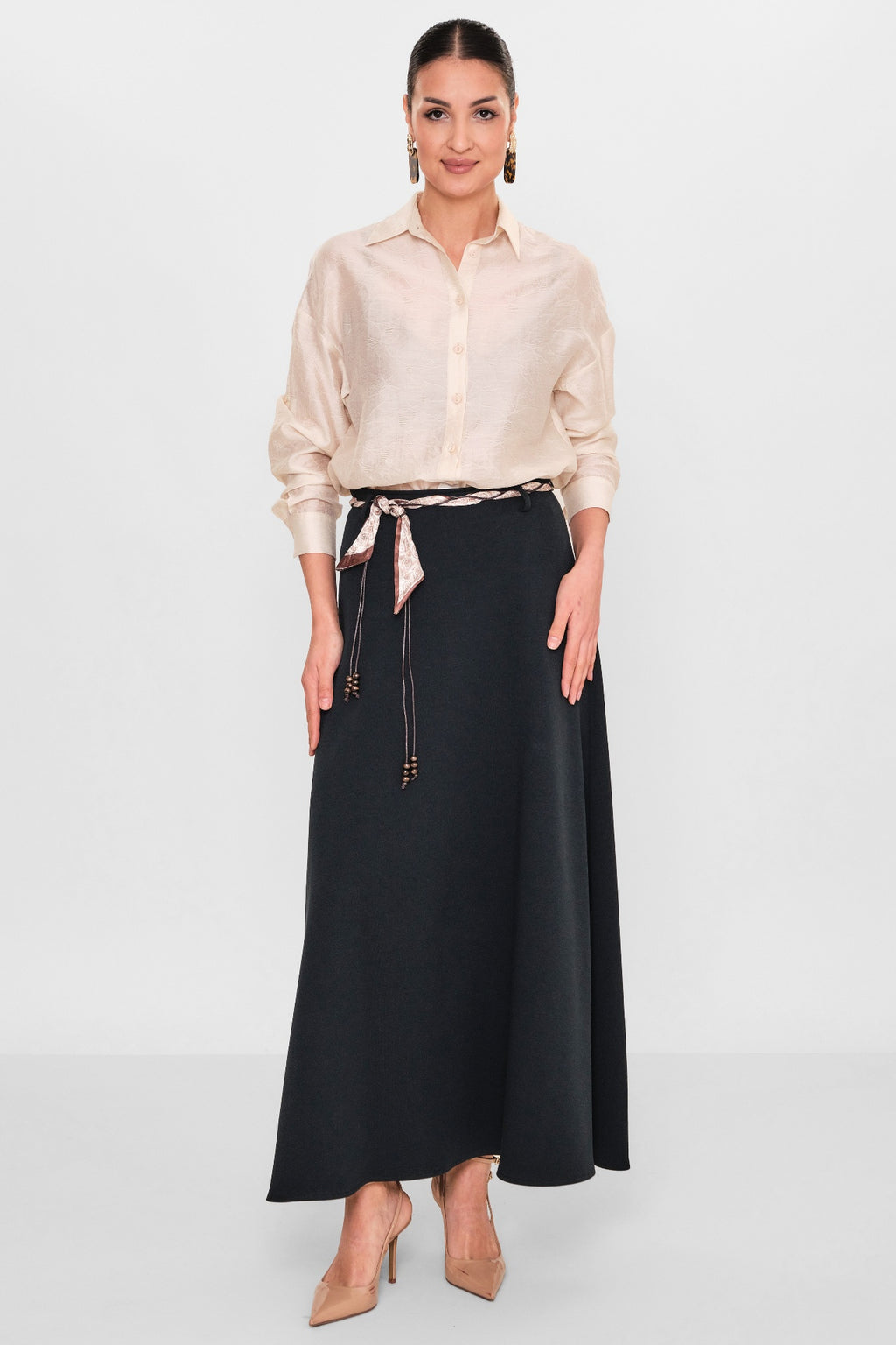 Elitline - Plus Size Skirt (ELT26Y2-03-1002) - 8690200101175
