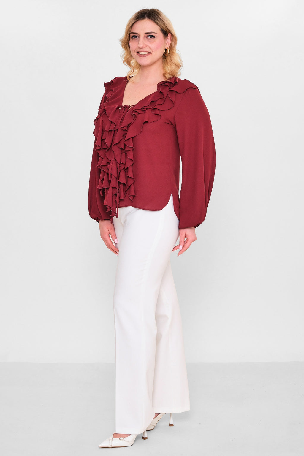 Welike - Plus Size Blouse (WLK26Y1435) - 8690200101519