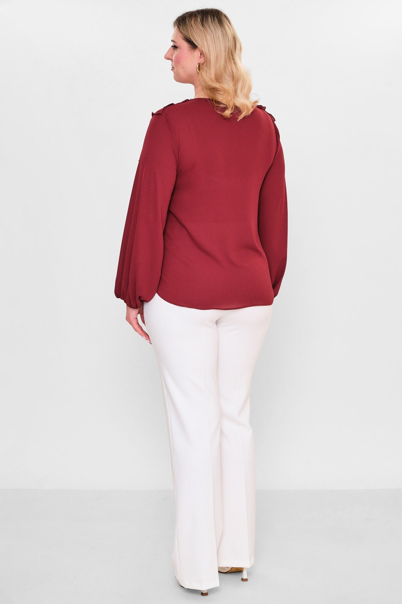 Welike - Plus Size Blouse (WLK26Y1435) - 8690200101519