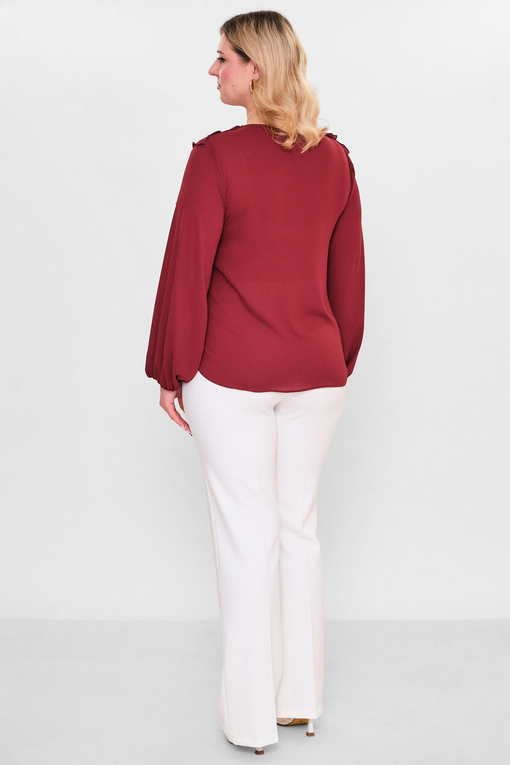 Welike - Plus Size Blouse (WLK26Y1435) - 8690200101519