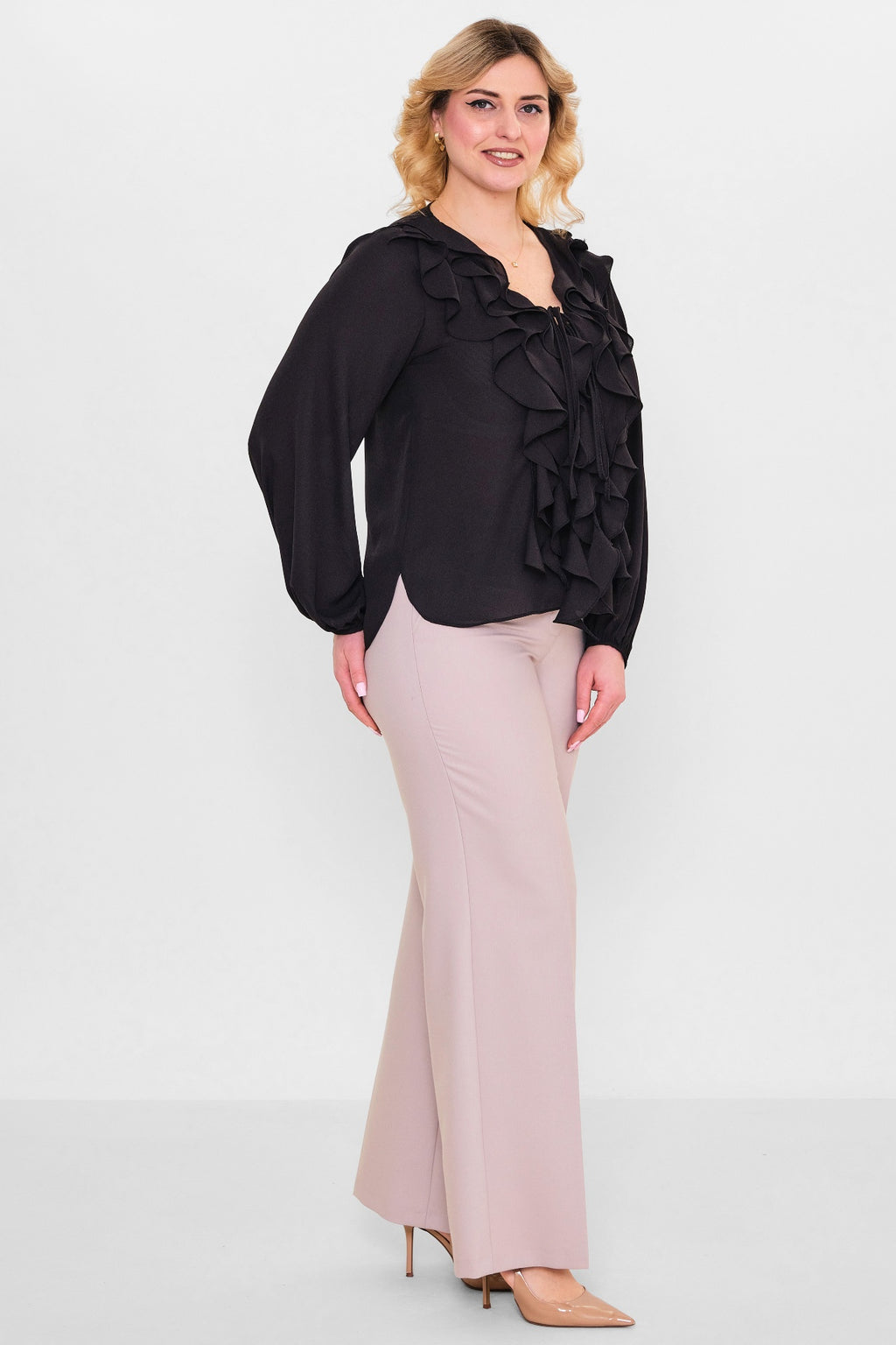 Welike - Plus Size Blouse (WLK26Y1435) - 8690200101526