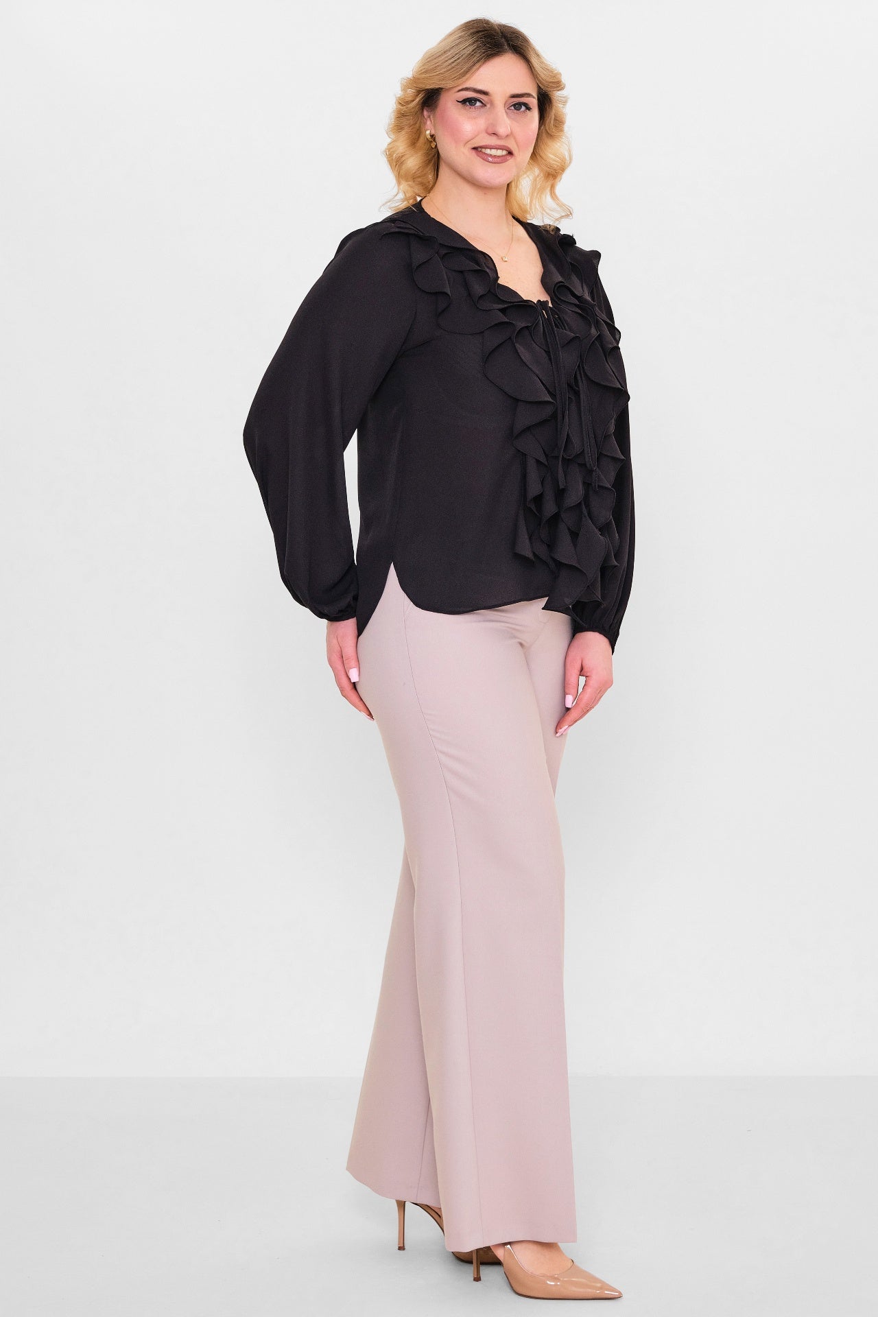 Welike - Plus Size Blouse (WLK26Y1435) - 8690200101526