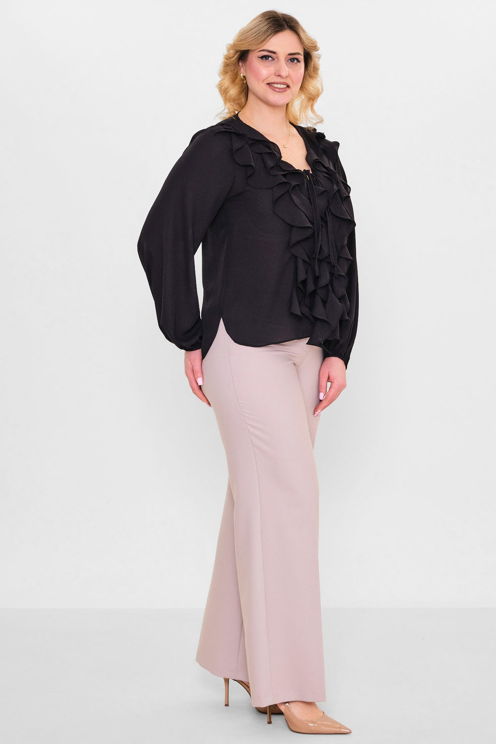 Welike - Plus Size Blouse (WLK26Y1435) - 8690200101526