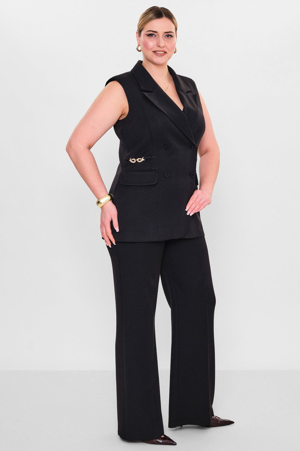Welike - Plus Size Suit (WLK26Y8358) - 8690200101564