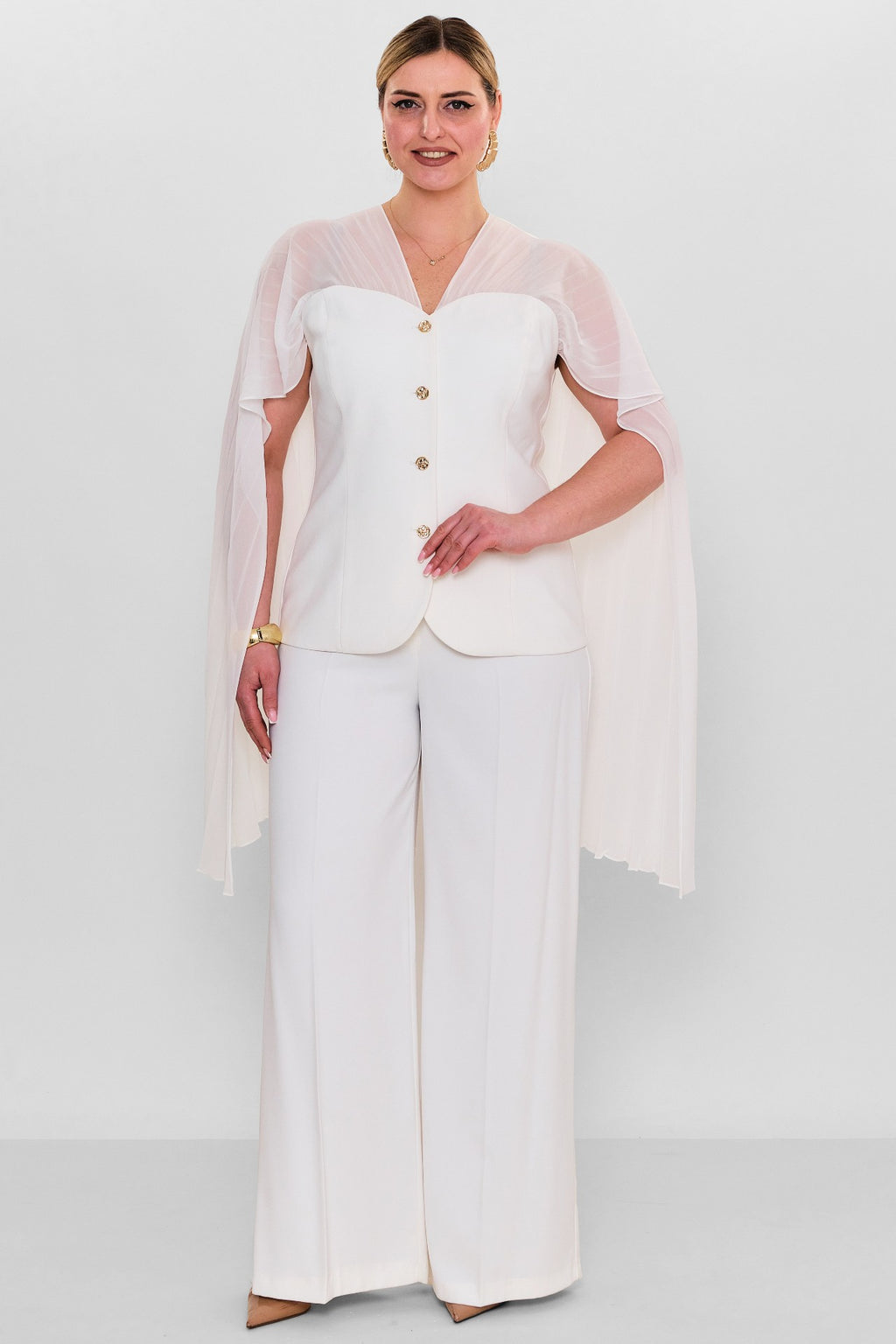 Welike - Plus Size Suit (WLK26Y8376) - 8690200101670