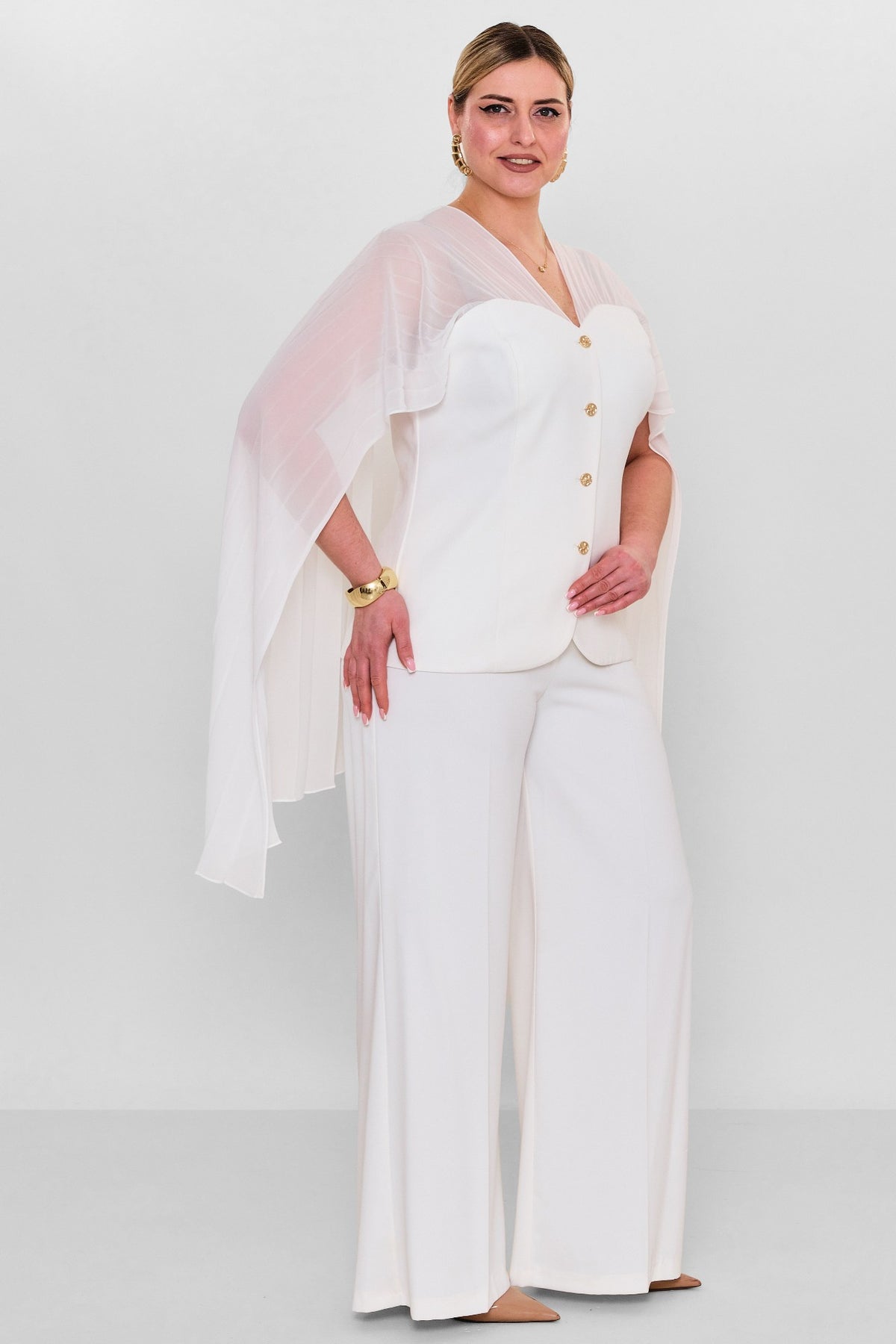 Welike - Plus Size Suit (WLK26Y8376) - 8690200101670
