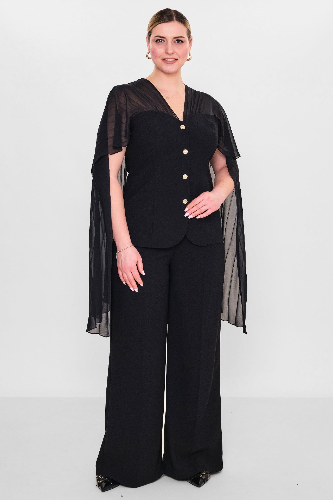 Welike - Plus Size Suit (WLK26Y8376) - 8690200101687