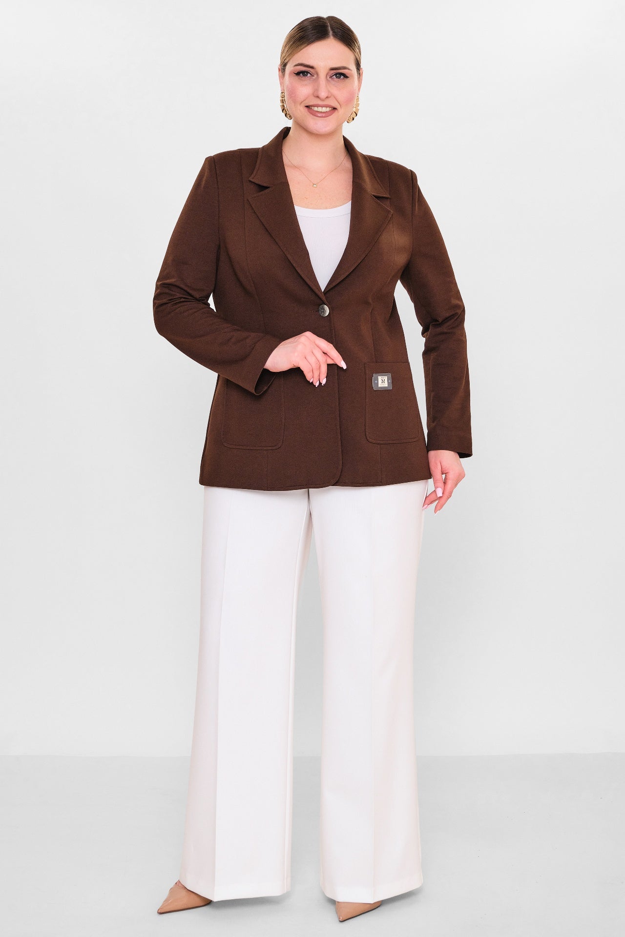 Meira - Plus Size Jacket (MEI26Y1385) - 8690200101885