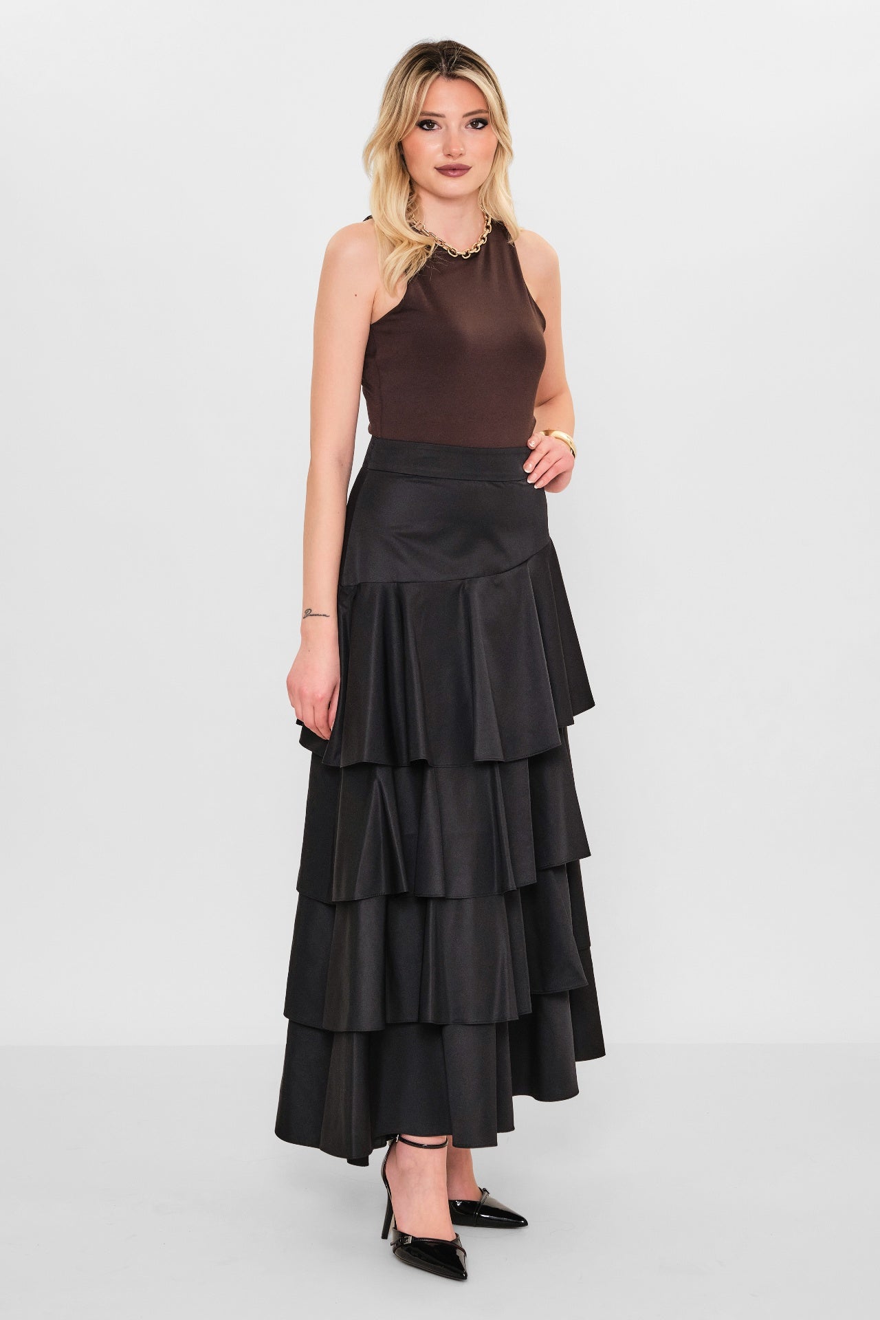 Myraang - Plus Size Skirt (MRG26Y03-3845) - 8690200102271