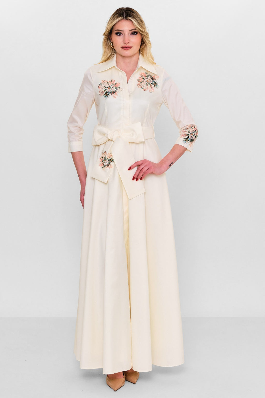 Myraang - Plus Size Dress (MRG26Y05-3079) - 8690200102318